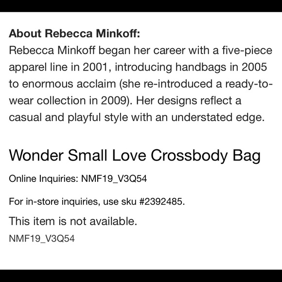 Rebecca Minkoff Beaded Wonder Small Love Crossbody Bag - Picture 7 of 7